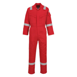 FR21 Bizflame Work Lightweight FR Coverall Red Tall